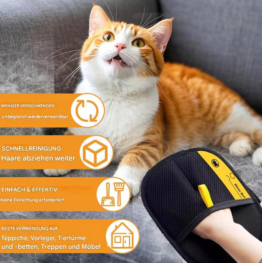 50% Περιορισμένος χρόνος Έκπτωση 🐱🐶 Στατικά γάντια αφαίρεσης τρίχας κατοικίδιων ζώων