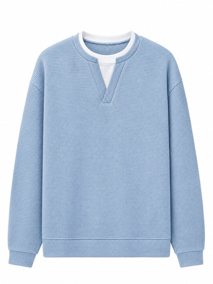 ⏳LAST DAY SALE 50% OFF!!🛍️✨Timeless Comfort | Layered Comfort Waffle Tee