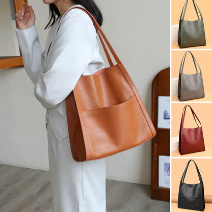 ✨Μονόχρωμη απλή τσάντα ώμου