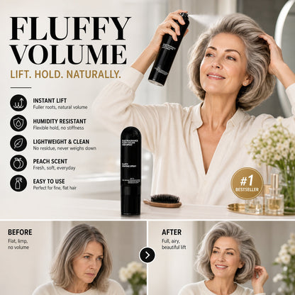 🎉50% Off! 👩 Peach-scented volumizing & setting spray—for lightweight, bouncy hair and long-lasting hold4