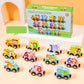 🧩 50% DE RÉDUCTION SOLDES! ✨ Puzzle Magnétique Chiffres & Lettres avec Voiture en Bois - Jeu Éducatif pour Apprendre l'Alphabet et les Nombres 🚗🔤