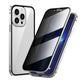 📱🔥Μαγνητική θήκη για iPhone με προστατευτικό γυαλί και μέταλλο