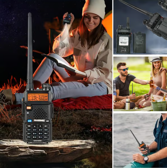 UV-5R Ham Radio Long Range UV5R αμφίδρομο ραδιόφωνο, διπλής ζώνης walkie-talkie