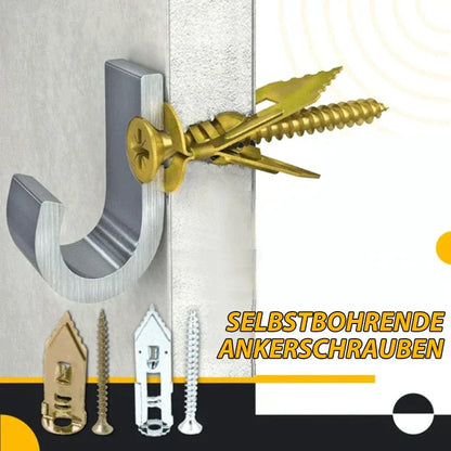 👨‍🔧 Γυψοσανίδα Επεκτατικό Δübeln Σετ βιδών υψηλής αντοχής από ψευδάργυρο