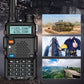 UV-5R Ham Radio Long Range UV5R αμφίδρομο ραδιόφωνο, διπλής ζώνης walkie-talkie
