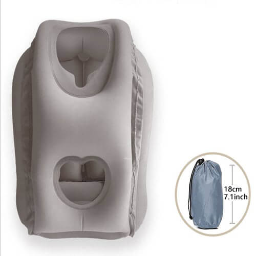 ✈️ LIMITED-TIME 53% OFF! 💨 Inflatable Travel Pillow | 360° Support – Soft Flocking, Quick Inflate, Compact ✨