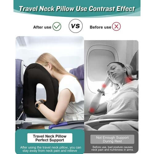 ✈️ LIMITED-TIME 53% OFF! 💨 Inflatable Travel Pillow | 360° Support – Soft Flocking, Quick Inflate, Compact ✨