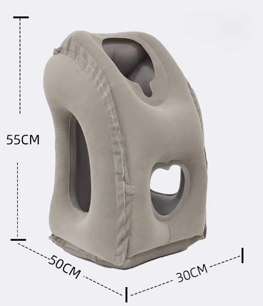✈️ LIMITED-TIME 53% OFF! 💨 Inflatable Travel Pillow | 360° Support – Soft Flocking, Quick Inflate, Compact ✨