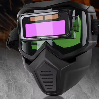 ⚡Αυτόματα σκουραίνοντας κράνος συγκόλλησης για την ασφάλεια των ματιών✨