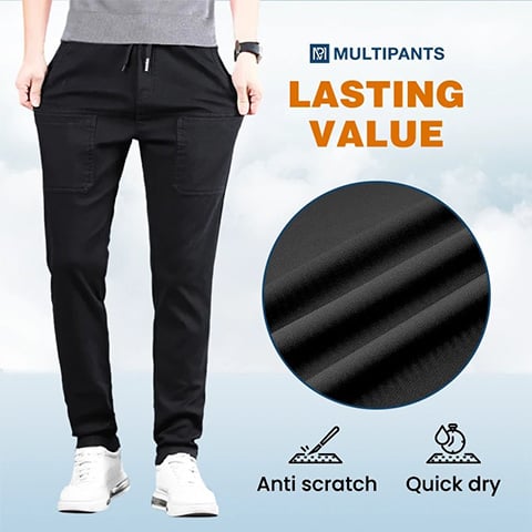🔥👖【S-4XL】Ανθεκτικά παντελόνια cargo με πολλές τσέπες και υψηλό βαθμό ελαστικότητας