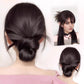 🎁 Περούκα Clip-on Feathered Bun περούκα