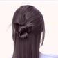 🎁 Περούκα Clip-on Feathered Bun περούκα