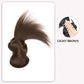 🎁 Περούκα Clip-on Feathered Bun περούκα