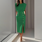 【S-2XL】👗 Ελεγκάντο μίνι φόρεμα για γυναίκες 💃✨