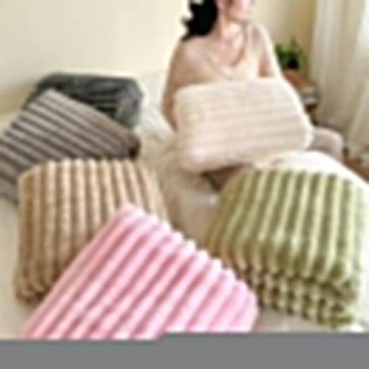 🎅Εκπτώσεις 50% έκπτωση🛏️Πυκνό κουνελότριχο και βελούδινη κουβέρτα με επένδυση από βελούδο