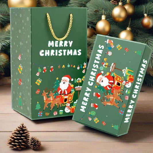 🎅Μοναδική πτυσσόμενη χριστουγεννιάτικη συσκευασία δώρου