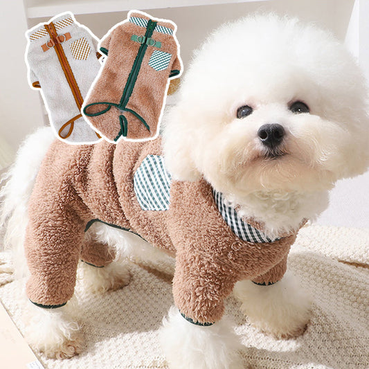 🐶Θερμική ενδυμασία με διπλό δακτύλιο και κουμπιά🐾