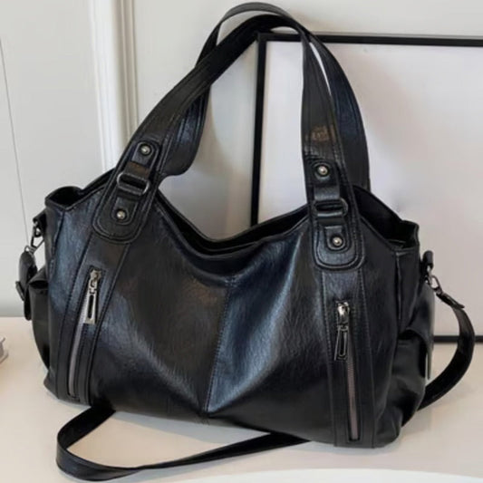 👜ΠΟΥΝΚ ΣΤΥΛ ΜΕ ΜΕΓΑΛΗ ΧΩΡΗΤΙΚΟΤΗΤΑ ΤΣΑΝΤΑ ΜΕΤΑΦΟΡΑΣ