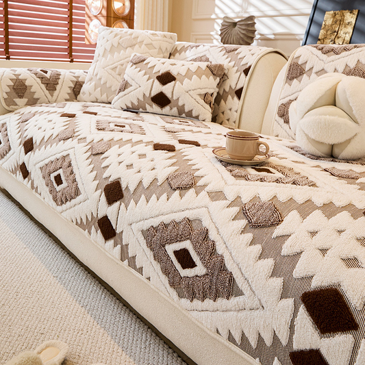 🛋️✨Μοντέρνο γεωμετρικό καναπέ κάλυμμα