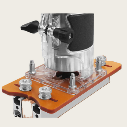 2 σε 1 συμπαγής ξύλινη βάση για φρεζάρισμα