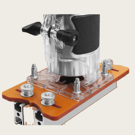 2 σε 1 συμπαγής ξύλινη βάση για φρεζάρισμα