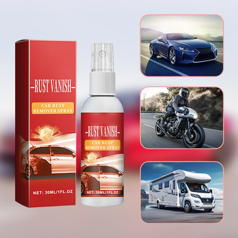 🥳2026 HOT SALE🥳💞50K+ SOLD! 🛡️✨ Rust Remover Spray – dissolves rust in minutes, forms protective barrier against moisture. Cars, bikes, garden tools – restore and protect! No scrubbing, no harsh chemicals! 🚲🔧