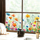 ✨ΤΕΛΕΥΤΑΙΑ ΗΜΕΡΑ 50% ΕΚΠΤΩΣΗ!💐Πολύχρωμο μπουκέτο λουλουδιών αυτοκόλλητο για παράθυρο🖼️
