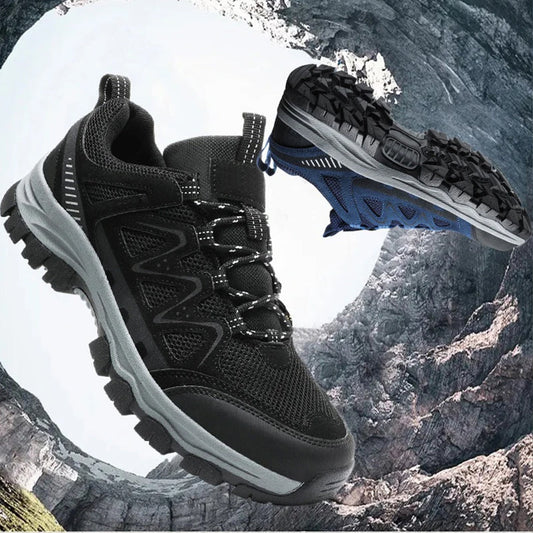 👟 Ανδρικά ελαφριά παπούτσια πεζοπορίας – αντιολισθητική, ανθεκτική σόλα