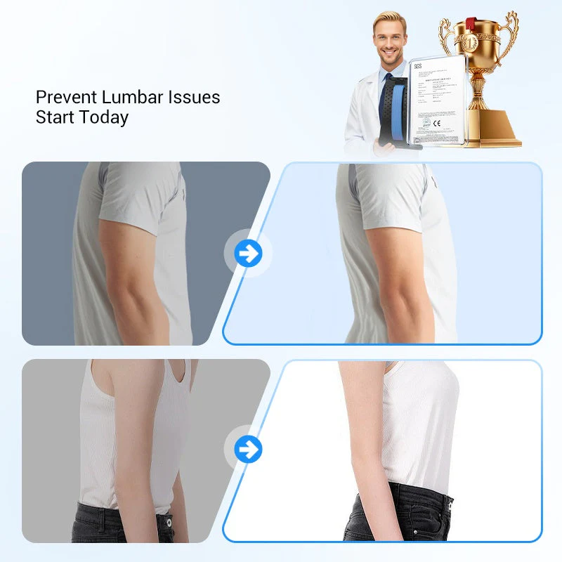 ⏳🔥LIMITED-TIME 50% OFF! ⏰🏆Magnetic lumbar stretcher with acupuncture massage to👑relieve back pain🌿