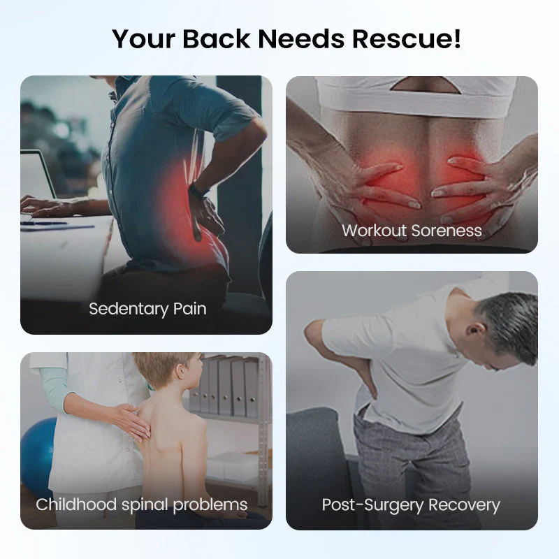 ⏳🔥LIMITED-TIME 50% OFF! ⏰🏆Magnetic lumbar stretcher with acupuncture massage to👑relieve back pain🌿