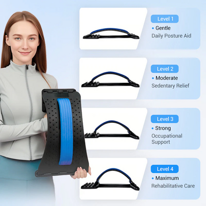 ⏳🔥LIMITED-TIME 50% OFF! ⏰🏆Magnetic lumbar stretcher with acupuncture massage to👑relieve back pain🌿