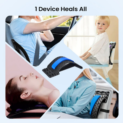 ⏳🔥LIMITED-TIME 50% OFF! ⏰🏆Magnetic lumbar stretcher with acupuncture massage to👑relieve back pain🌿