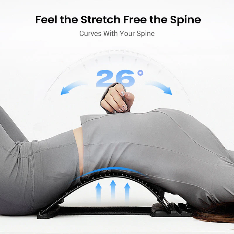 ⏳🔥LIMITED-TIME 50% OFF! ⏰🏆Magnetic lumbar stretcher with acupuncture massage to👑relieve back pain🌿