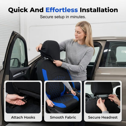 ⏳Time-Limited Special⏰Universal 9-Piece Car Seat Cover Set for 5-Seat Vehicles