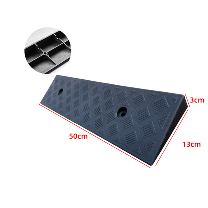 ♿50% OFF NOW! Portable Curb Ramp – Heavy Duty Non-Slip Rubber Threshold Ramp, Strong Compressive Capacity for Wheelchairs, Cars, Scooters & Steps Access
