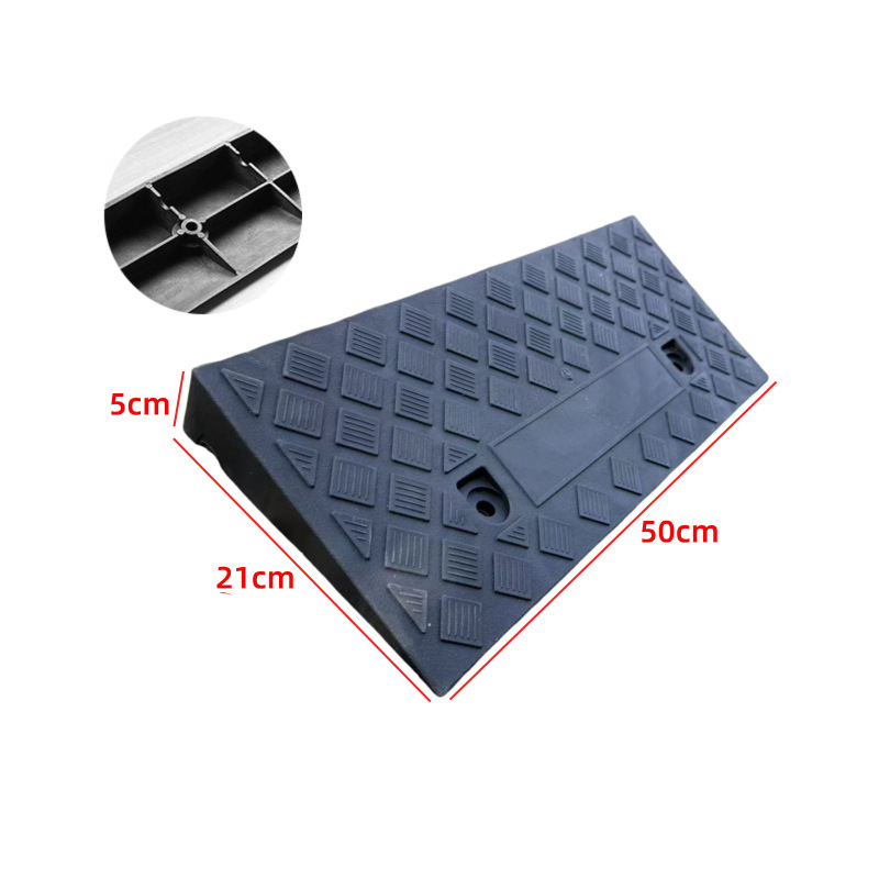 ♿50% OFF NOW! Portable Curb Ramp – Heavy Duty Non-Slip Rubber Threshold Ramp, Strong Compressive Capacity for Wheelchairs, Cars, Scooters & Steps Access