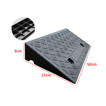 ♿50% OFF NOW! Portable Curb Ramp – Heavy Duty Non-Slip Rubber Threshold Ramp, Strong Compressive Capacity for Wheelchairs, Cars, Scooters & Steps Access