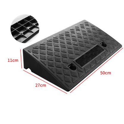 ♿50% OFF NOW! Portable Curb Ramp – Heavy Duty Non-Slip Rubber Threshold Ramp, Strong Compressive Capacity for Wheelchairs, Cars, Scooters & Steps Access