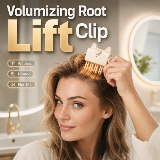 🔥LAST DAY SPECIAL PRICE💇 Wireless Heated Volumizing Root Lift Clip, Portable Travel Hair Styling Tool for Flat Fine Hair-C