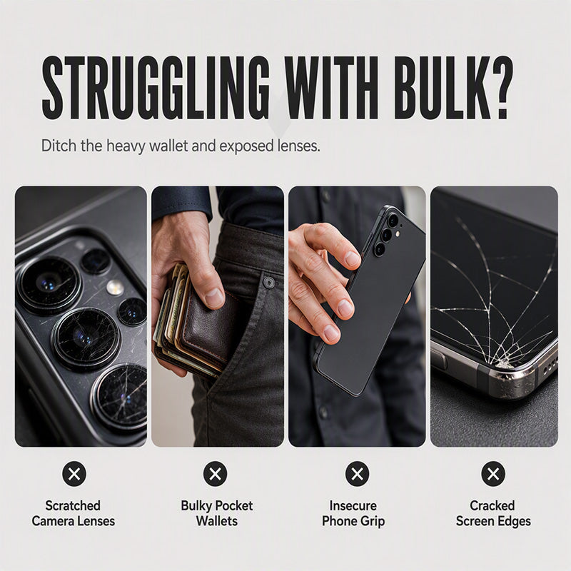 📱Limited Time Offer £9.99! 2‑in‑1 Shockproof Phone Case with Hidden Card Holder, Rugged Hybrid Protective Cover, Slide Camera Cover & 360° Rotatable Ring Stand Heavy‑Duty Phone Shell