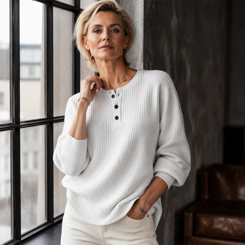 💃2026 Autumn New Arrival 50% OFF💥🔥50% OFF! Womens's Casual Waffle Knit Sweatshirt