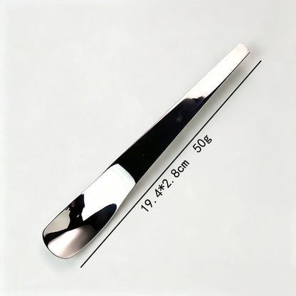 🥄 Long-Handle Stainless Steel Dessert Spoon