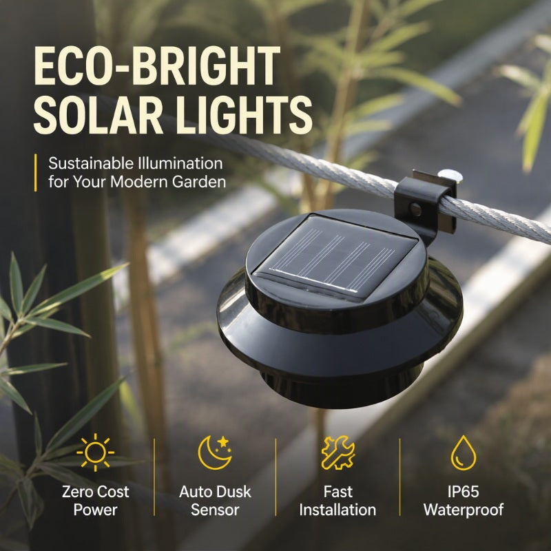☀️💡  Light Up Gutters, Fences & Garden Walls — Solar-Powered Outdoor LEDs With No Mains Wiring Needed 🏡✨