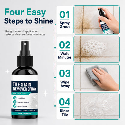 🎃Buy 1 Get 1 Free!🧼Tile & Grout Cleaner Spray – For Stubborn Dirt, Stains & Discolouration