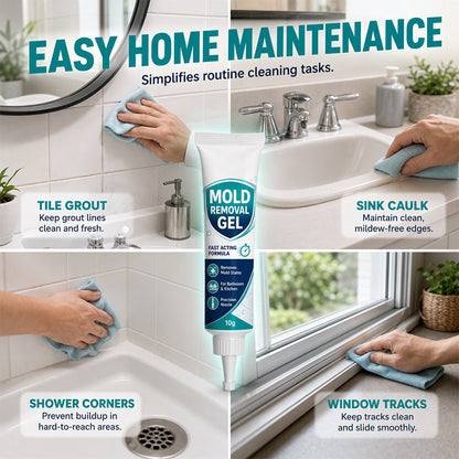 🏆 Last Day Special Price £9.99! 🧼Buy 1 Get 1 Free🎁 Mold Remover Gel | Precision Bathroom & Kitchen Care
