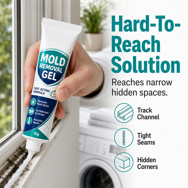 🏆 Last Day Special Price £9.99! 🧼Buy 1 Get 1 Free🎁 Mold Remover Gel | Precision Bathroom & Kitchen Care