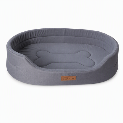 📢📢50% OFF !! ⏰Detachable Oval Pet Bed with Non-Slip Bottom for Dogs Cats
