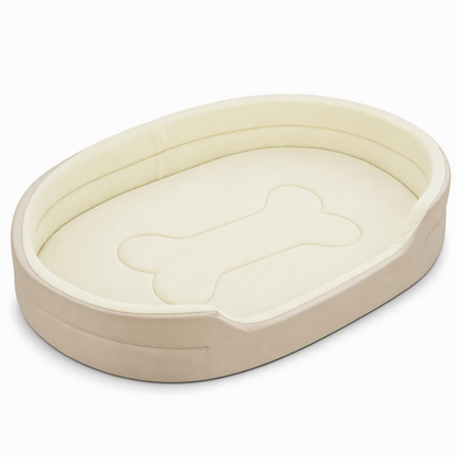📢📢50% OFF !! ⏰Detachable Oval Pet Bed with Non-Slip Bottom for Dogs Cats
