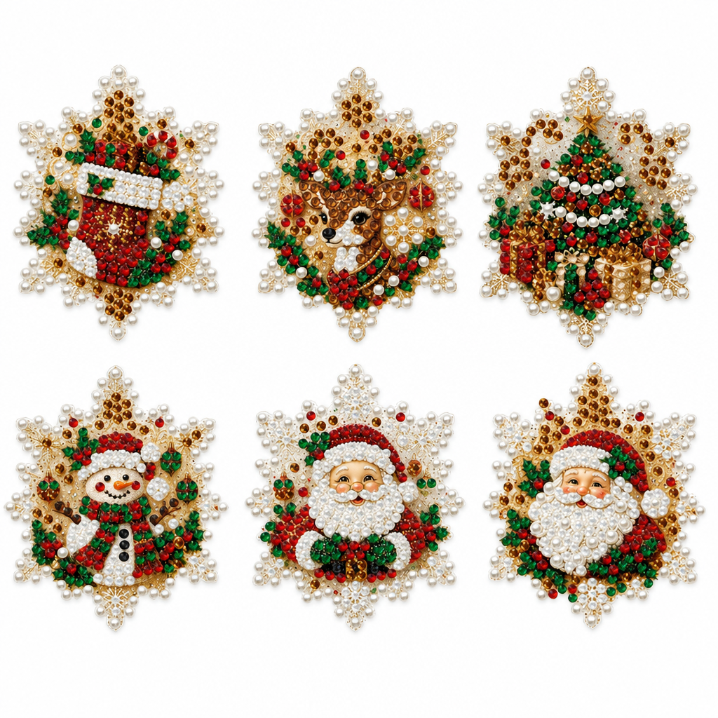 ⏳Limited-time 50% off⏰Christmas DIY Painting Hanging Ornaments Set🥳🎄
