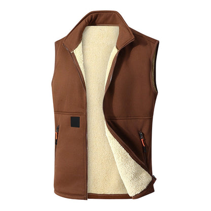 ❄️💕 Unisex Winter Plush-Lined Warm Vest